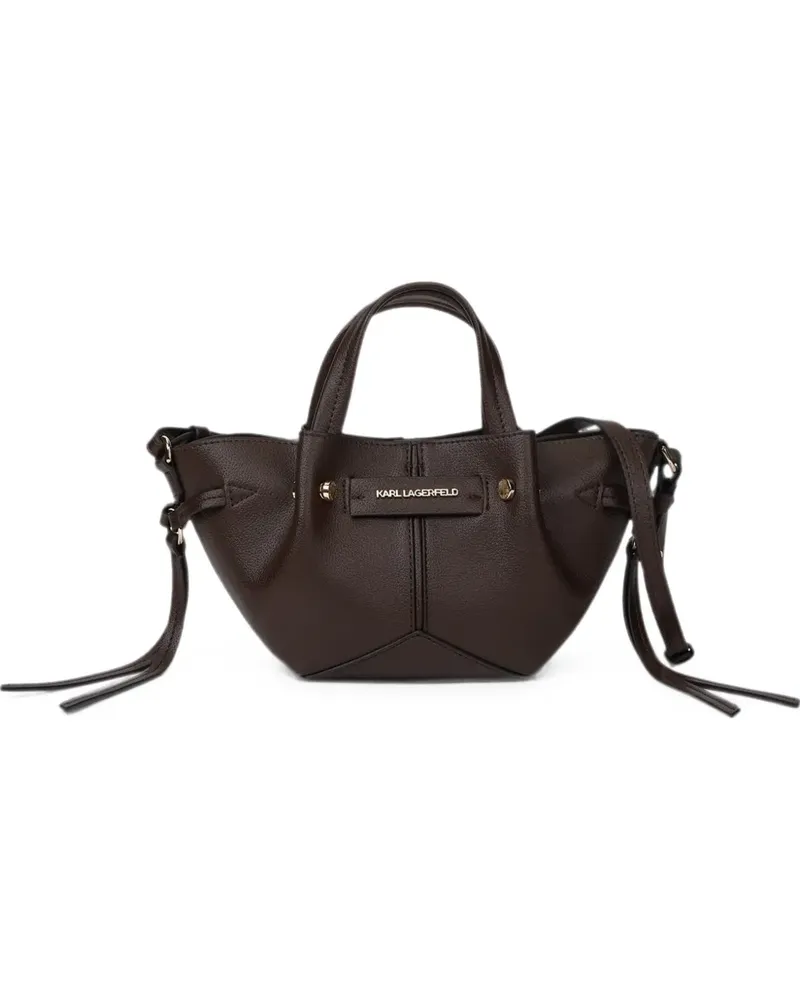 Karl Lagerfeld Mini K/Pierced Tote Bag - Braun Braun