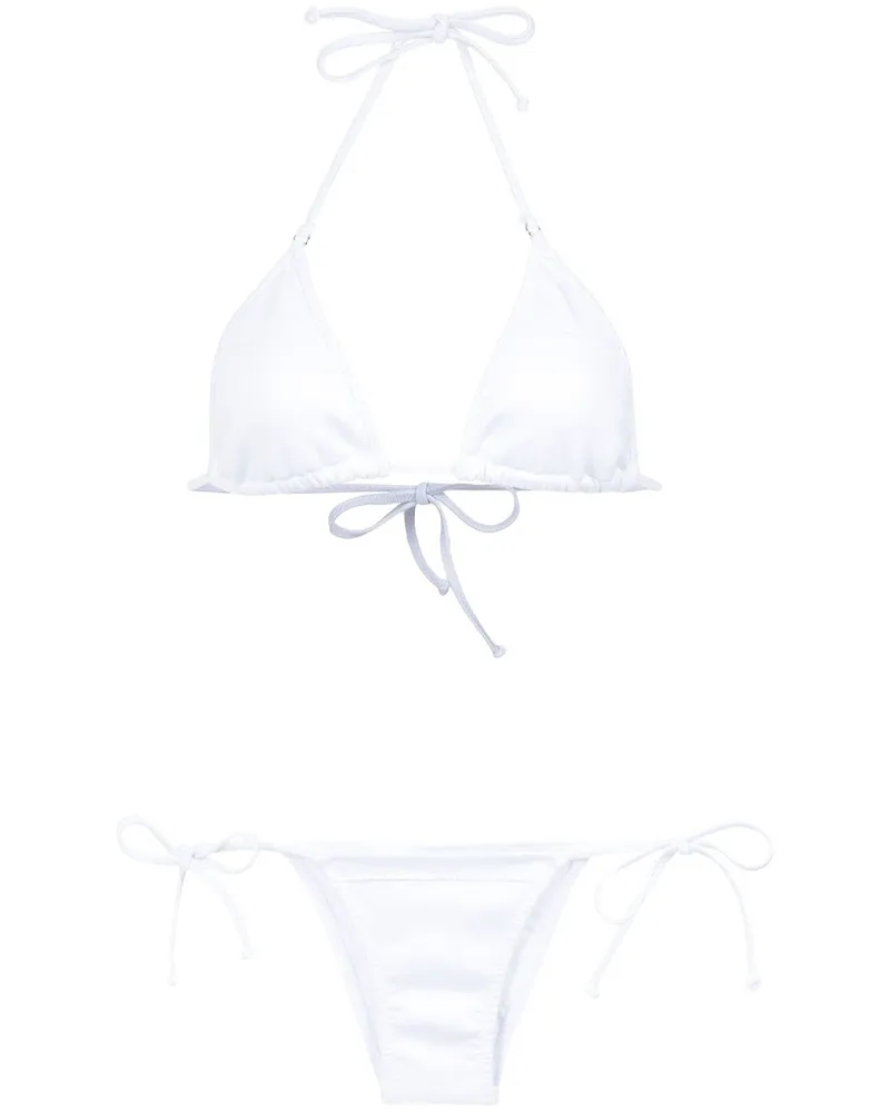 Amir Slama Bikini mit Farbverlauf - Weiß Weiß