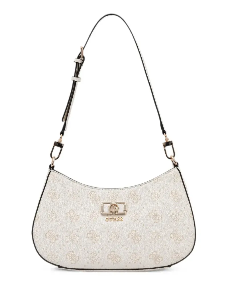 Guess Gürteltasche mit Monogramm-Print - Nude Nude