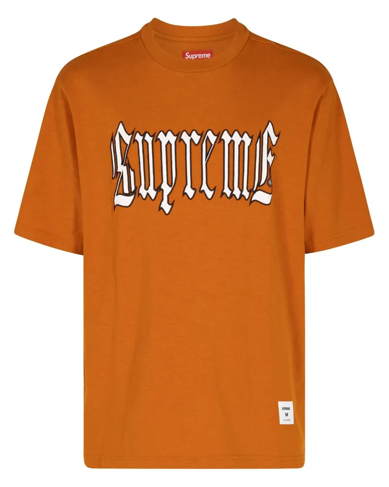 Supreme Being Old English T-Shirt Orange