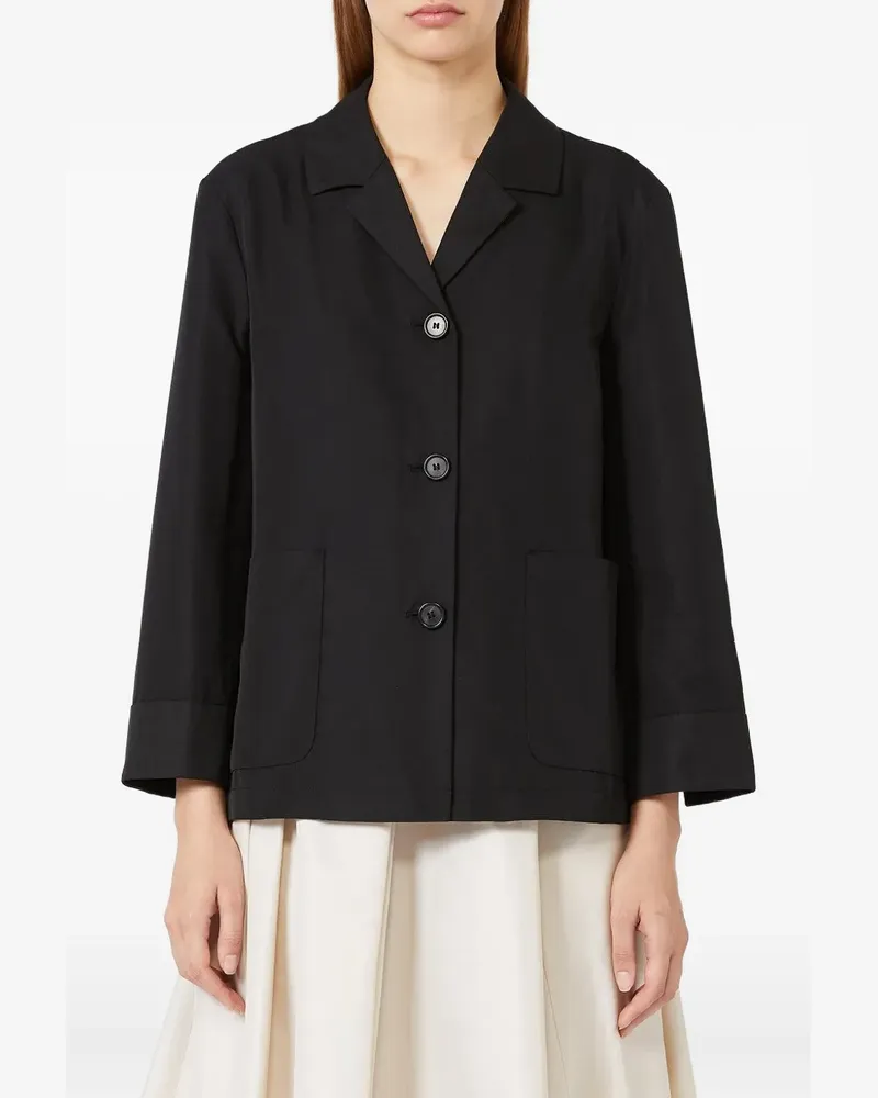 Max Mara button front jacket - Schwarz Schwarz