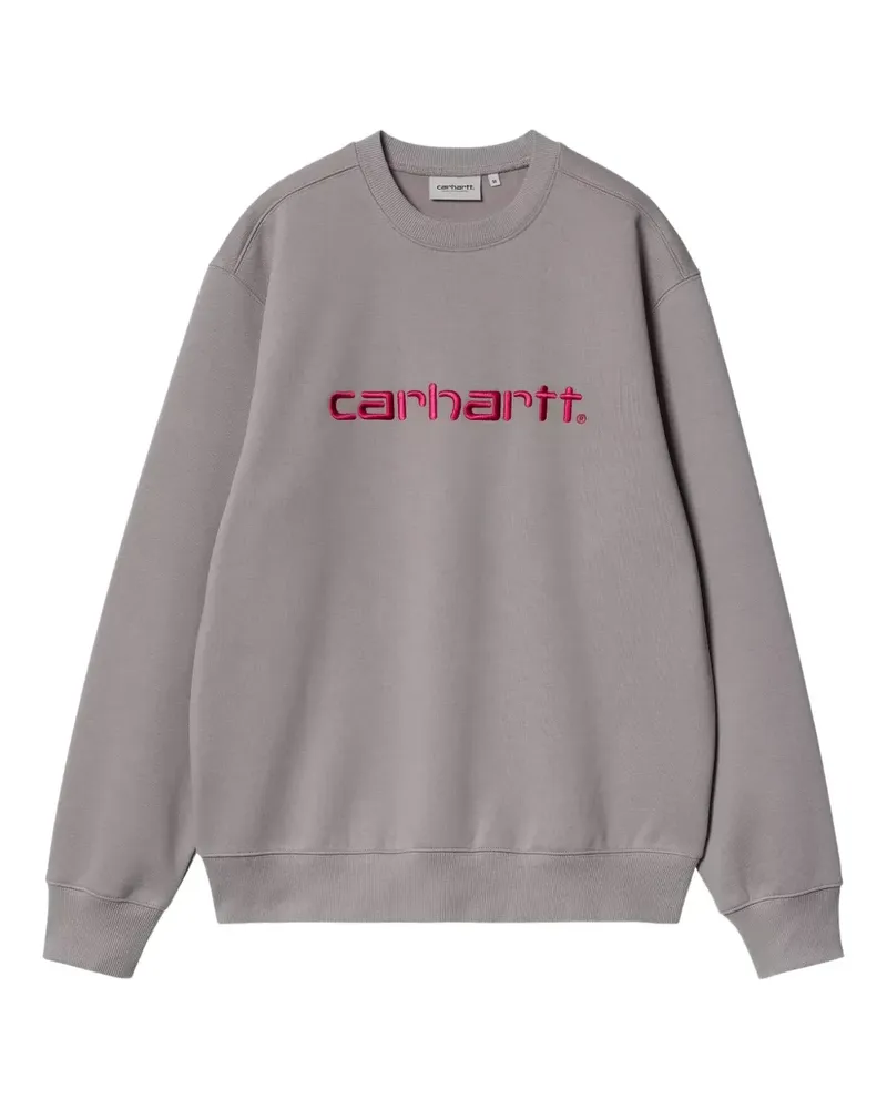 Carhartt WIP Sweatshirt mit Logo-Stickerei - Grau Grau