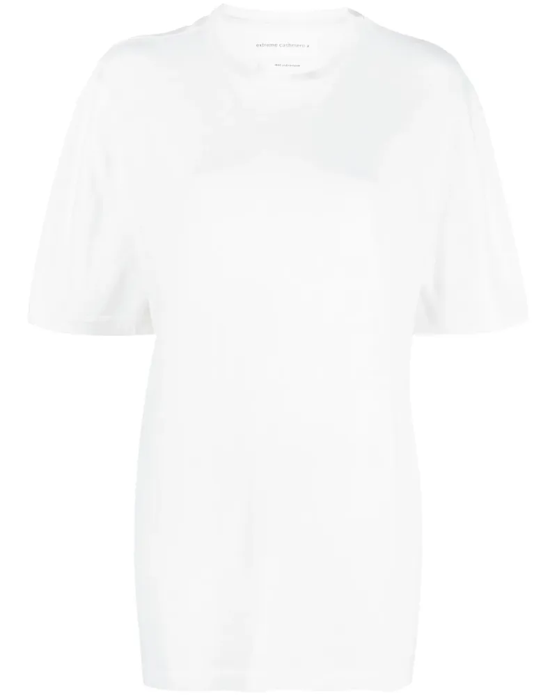 extreme cashmere T-Shirt aus Kaschmir - Weiß Weiß