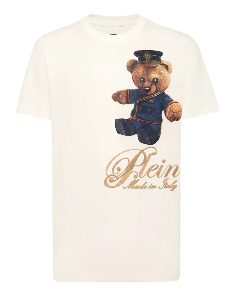 Philipp Plein T-Shirt mit Teddy-Print - Nude Nude