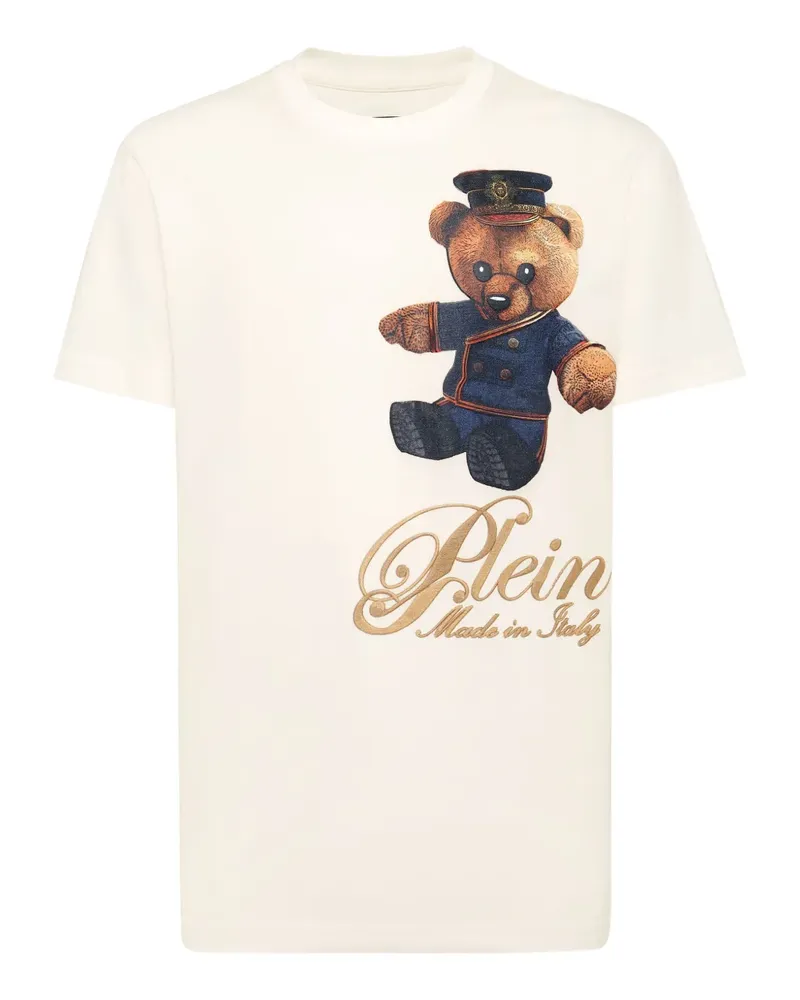 Philipp Plein T-Shirt mit Teddy-Print - Nude Nude
