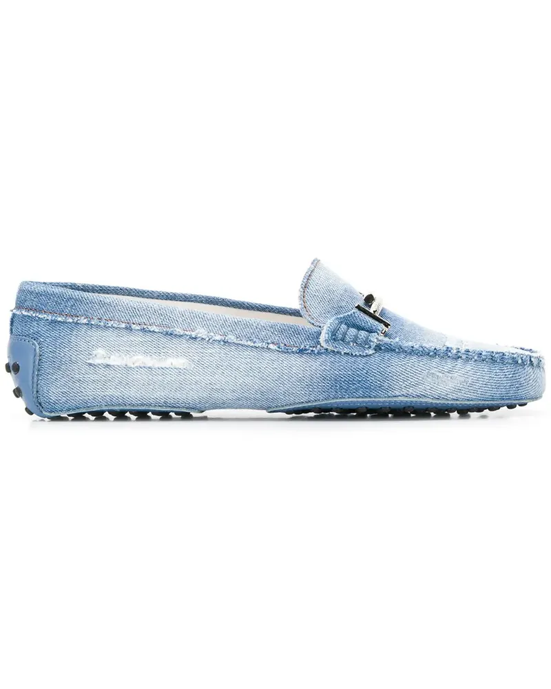 TOD'S Verzierte Loafer - Blau Blau