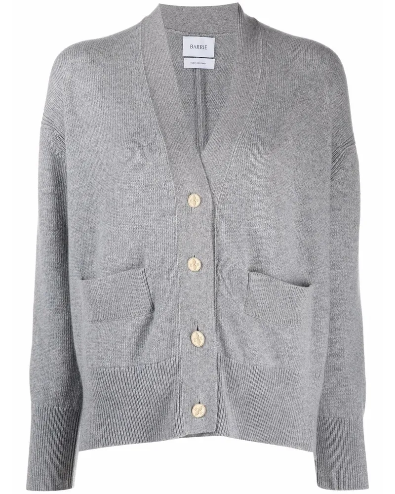 Barrie Cardigan aus Kaschmir - Grau Grau