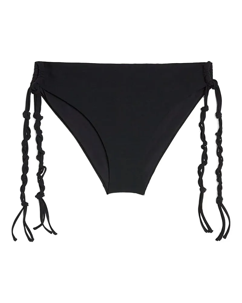 Jil Sander Tangle braided-trim bikini bottoms - Schwarz Schwarz
