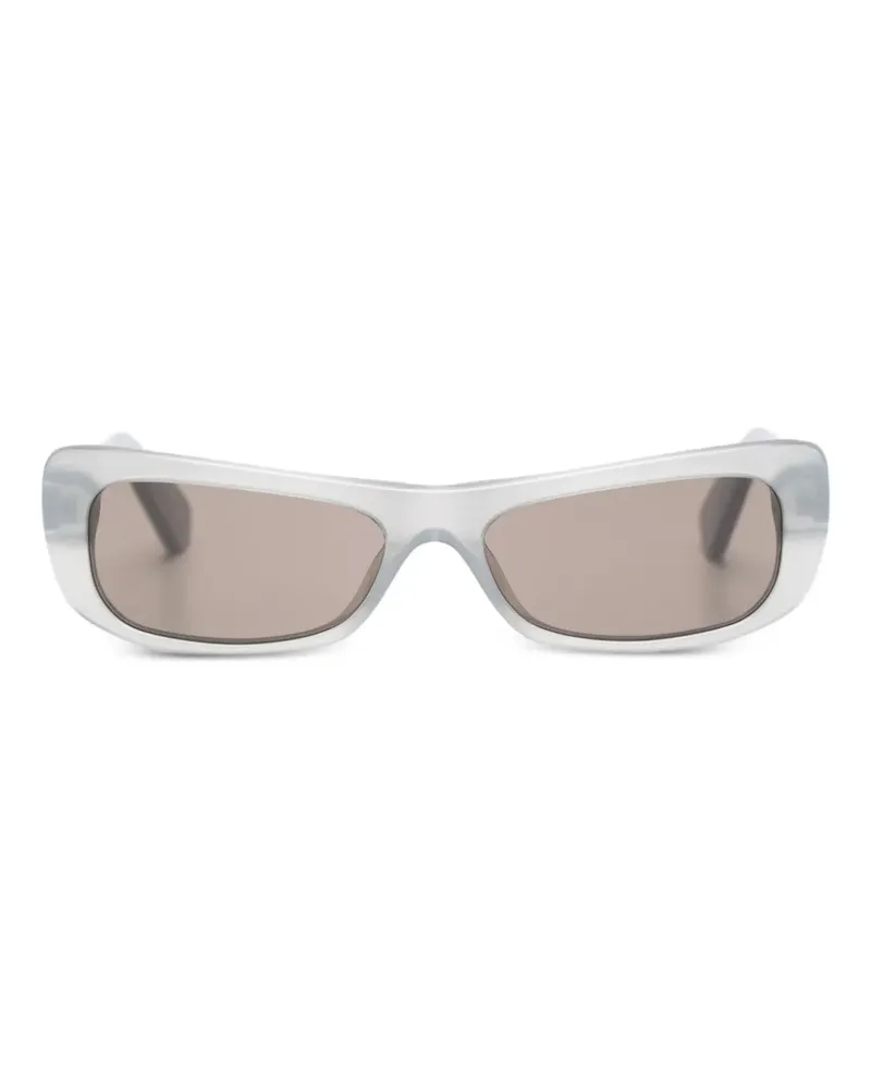 Jacquemus Capri Sonnenbrille mit eckigem Gestell - Grau Grau