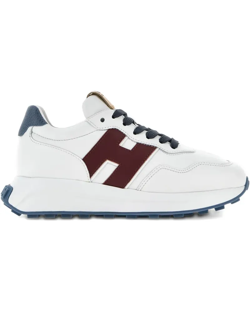 Hogan H641 Sneakers mit H-Patch 50mm - Weiß Weiß