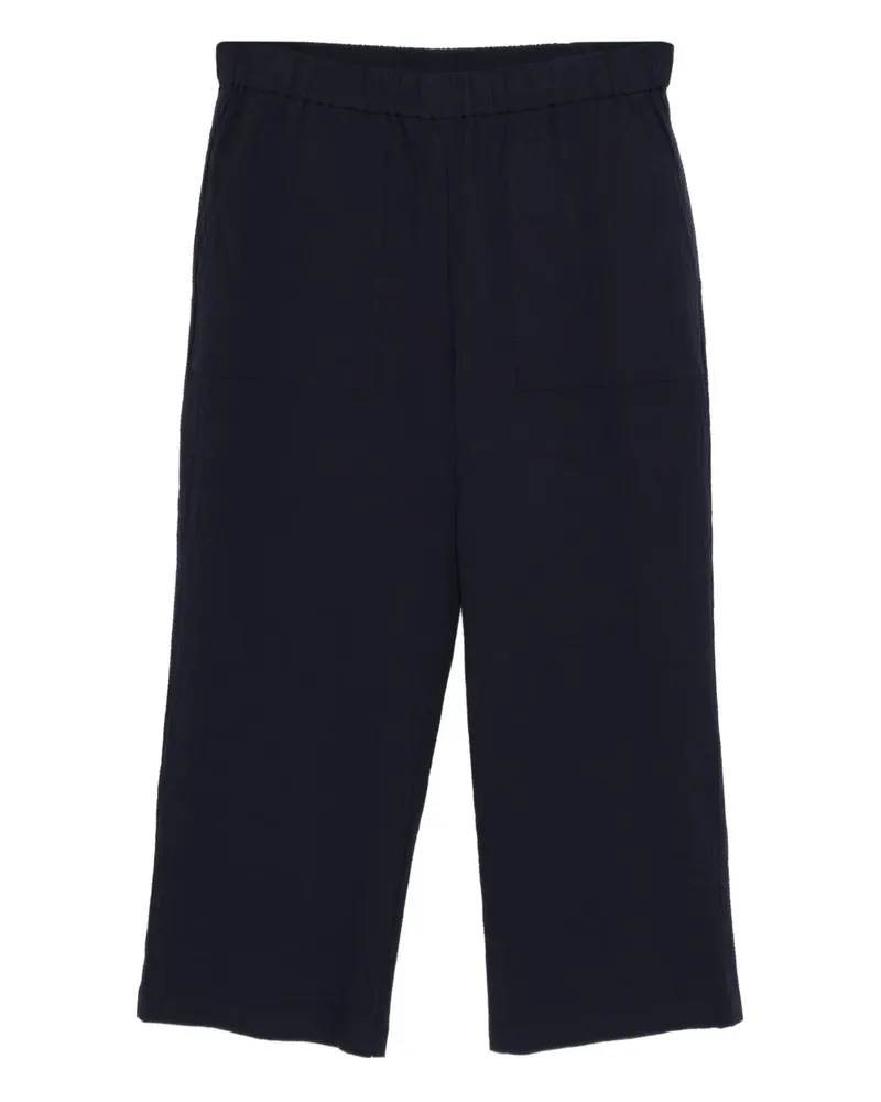 Eileen Fisher Gerade Cropped-Hose - Blau Blau