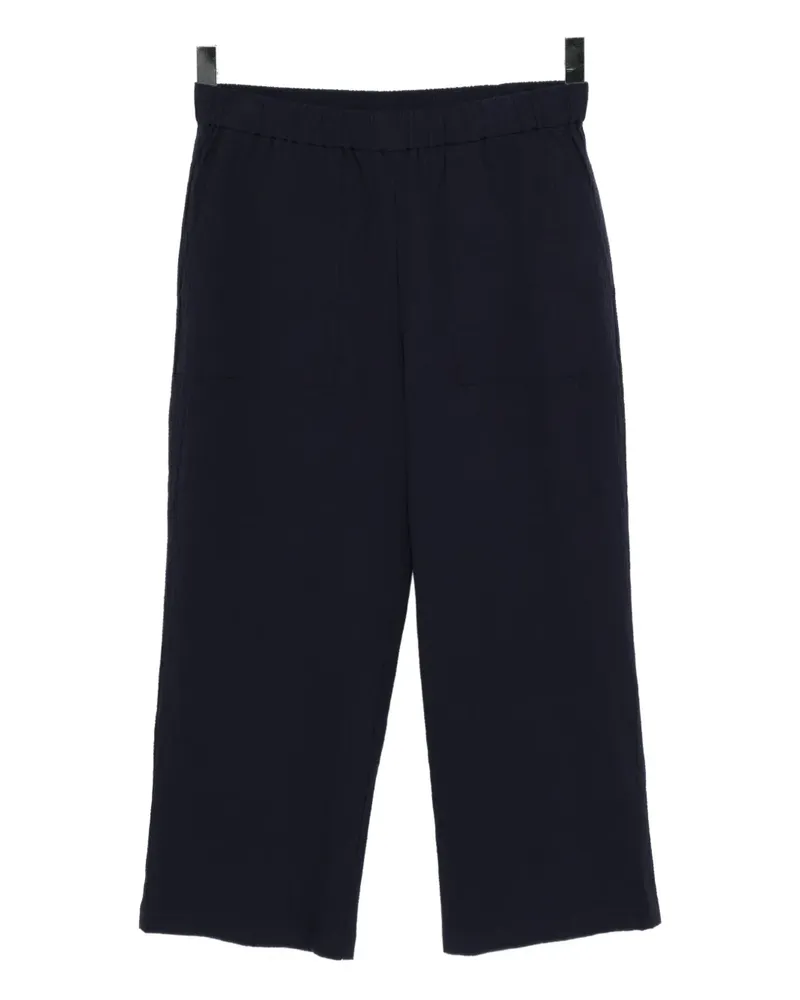 Eileen Fisher straight-leg cropped pants - Blau Blau
