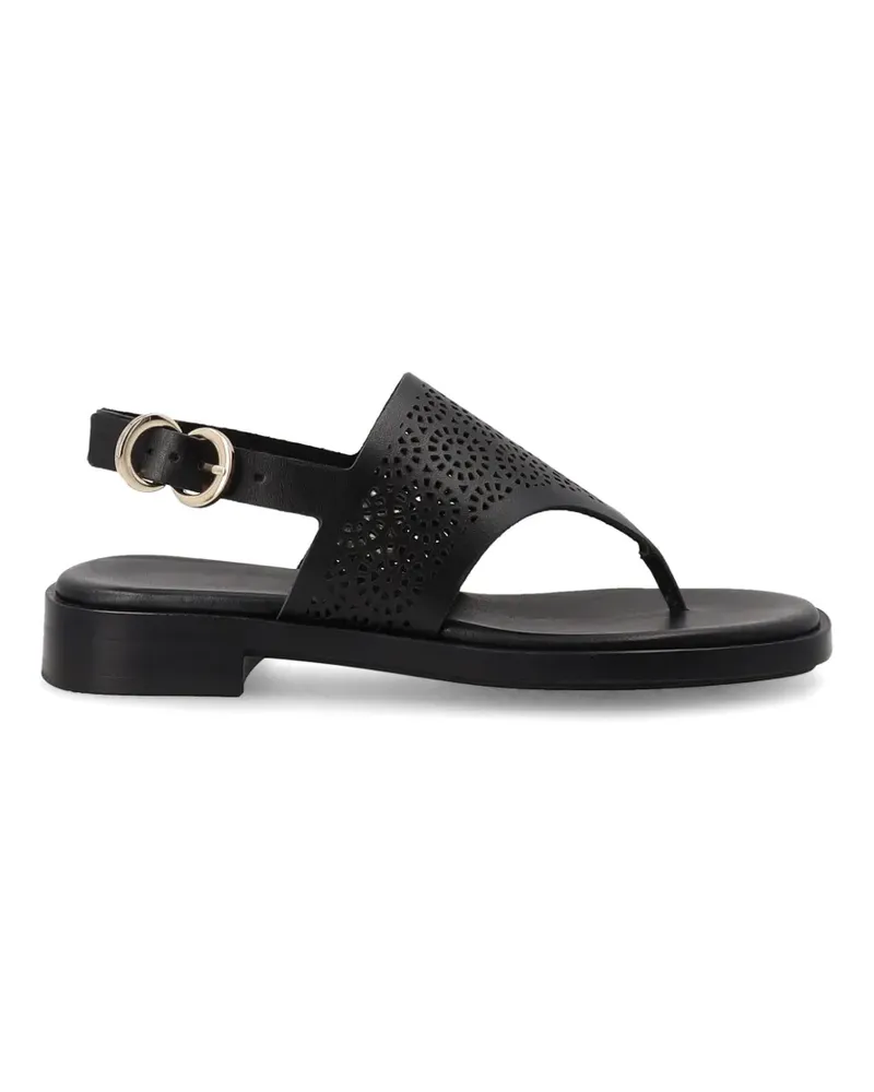 FRAU perforated leather sandals - Schwarz Schwarz