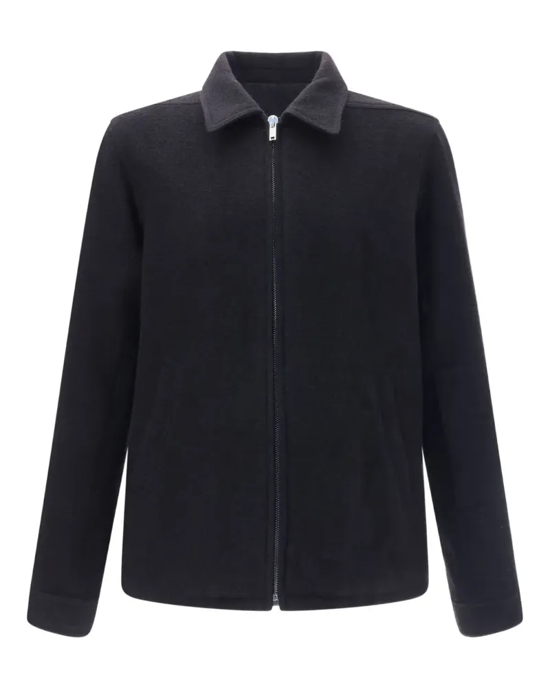 Rick Owens Hemdjacke mit klassischem Kragen - Schwarz Schwarz