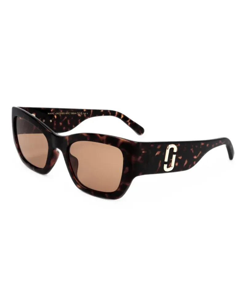 Marc Jacobs Eckige Marc Sonnenbrille - Braun Braun