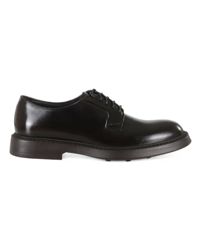 Doucal´s Derby-Schuhe aus gebürstetem Leder - Braun Braun