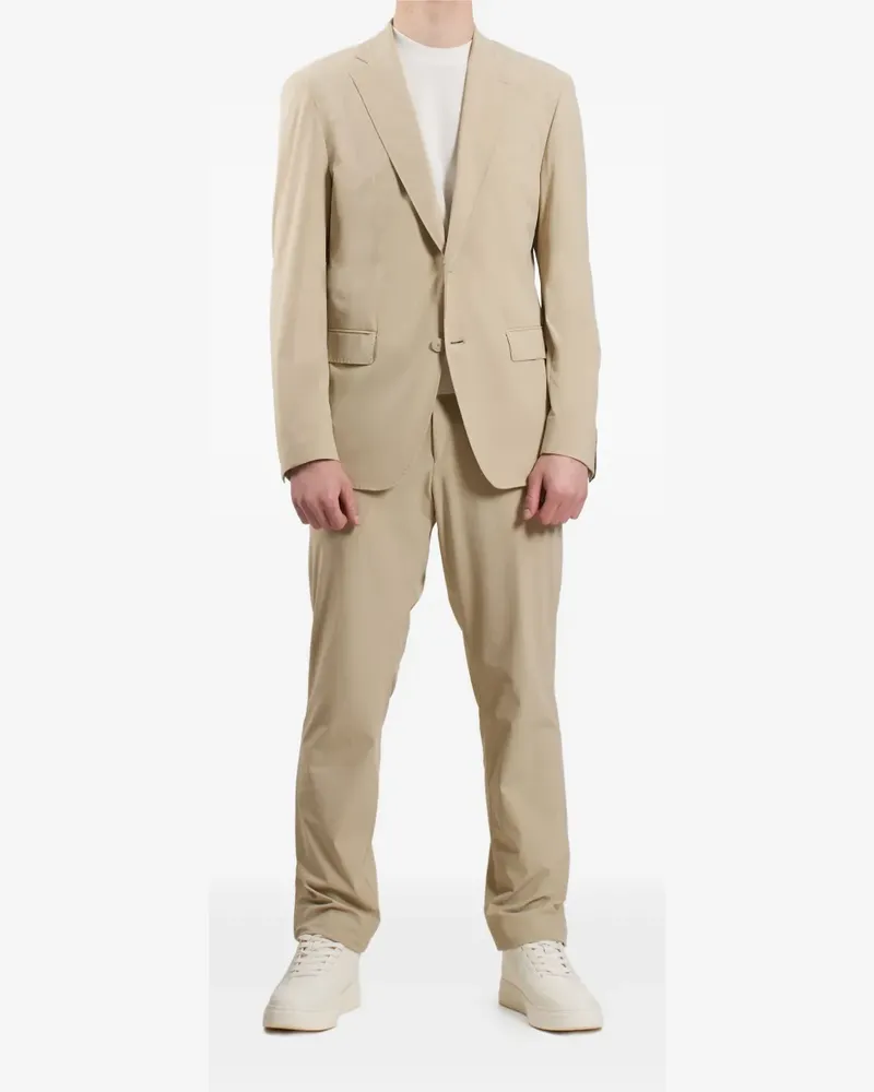 HUGO BOSS Anzug mit fallendem Revers - Nude Nude