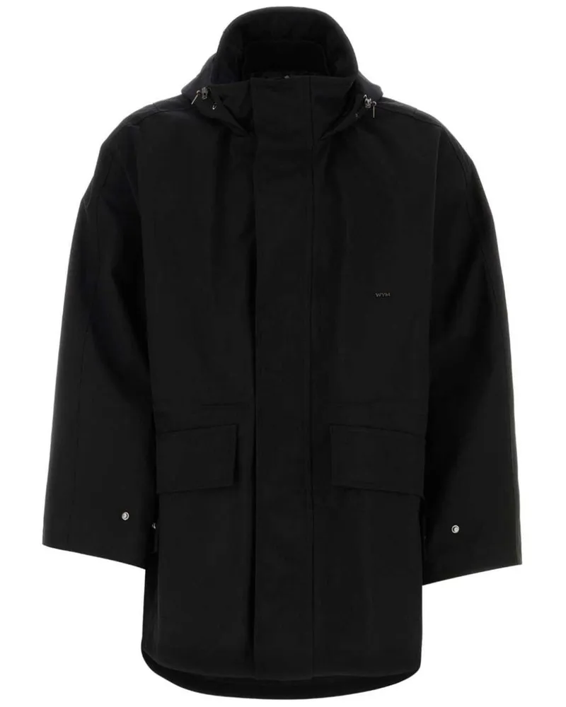 Wooyoungmi Windbreaker mit Einsätzen - Schwarz Schwarz