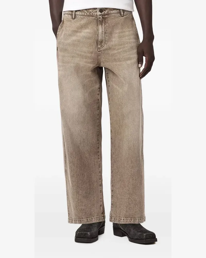 AllSaints Raafi Wide-Leg-Jeans - Braun Braun