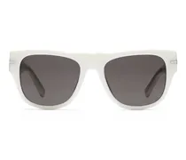 x Persol Sonnenbrille mit eckigem Gestell - Weiß