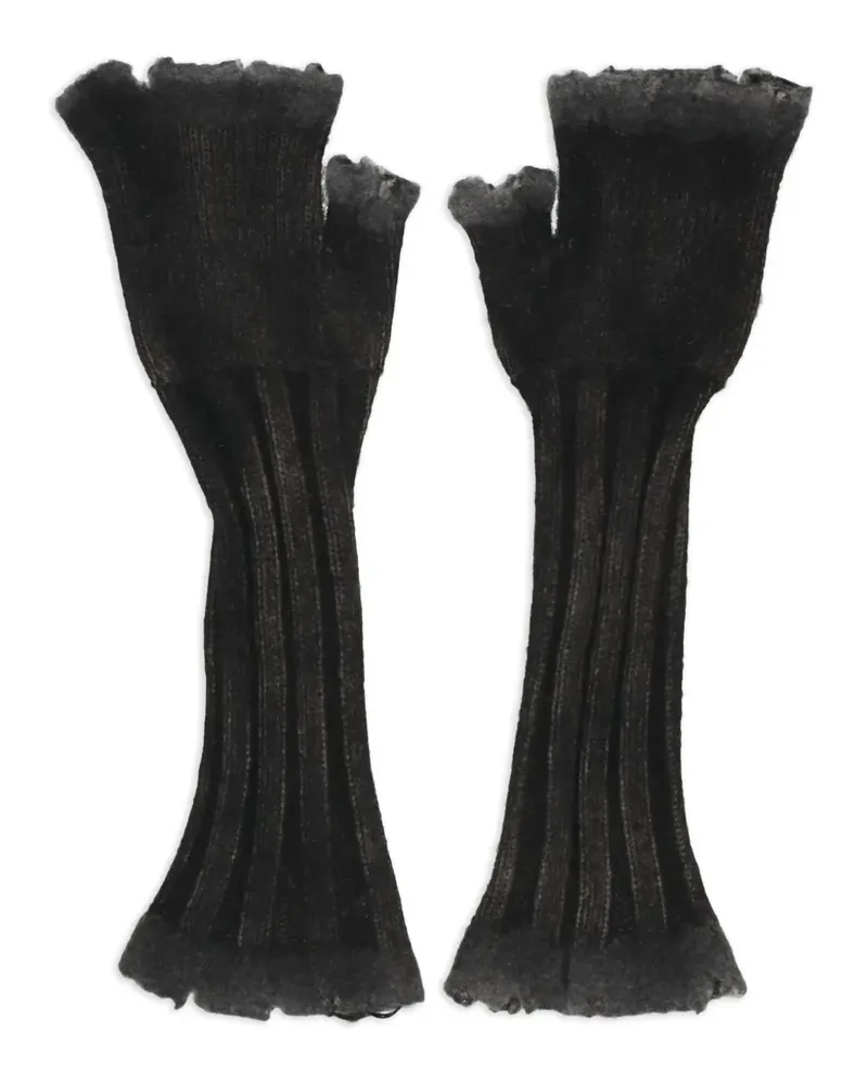 Avant Toi Fingerlose Handschuhe - Schwarz Schwarz