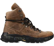 High-Top-Stiefel mit Schnürung - Braun