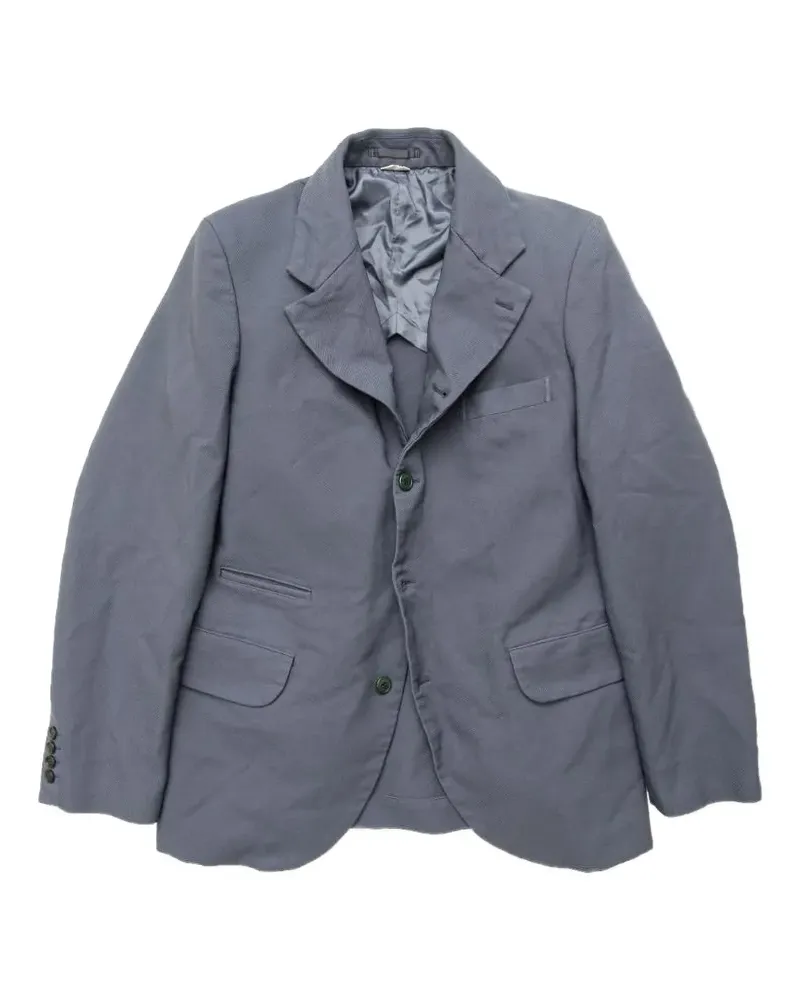 Comme des Garçons notched-lapel pocket blazer - Grau Grau