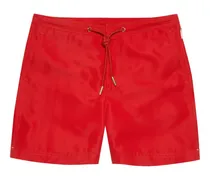 Badeshorts mit Kordelzug - Rot