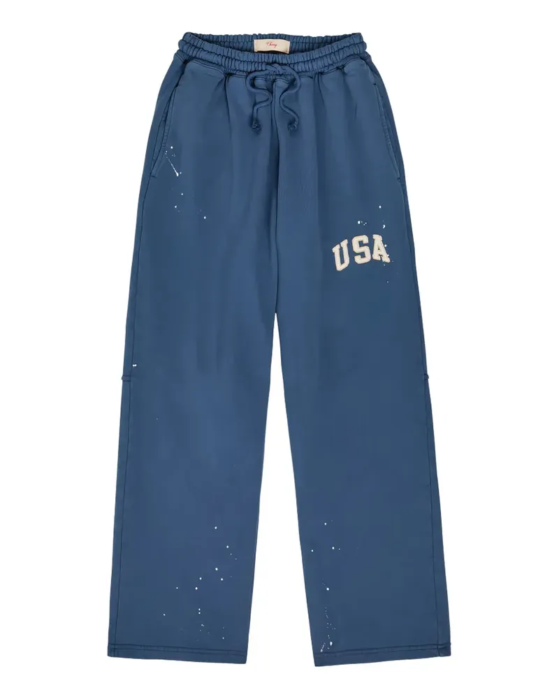 CHERRY LA Jogginghose mit Applikation - Blau Blau