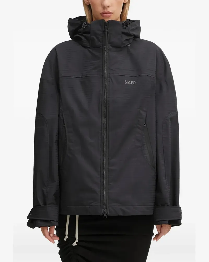 Napapijri Biez hooded zip jacket - Schwarz Schwarz