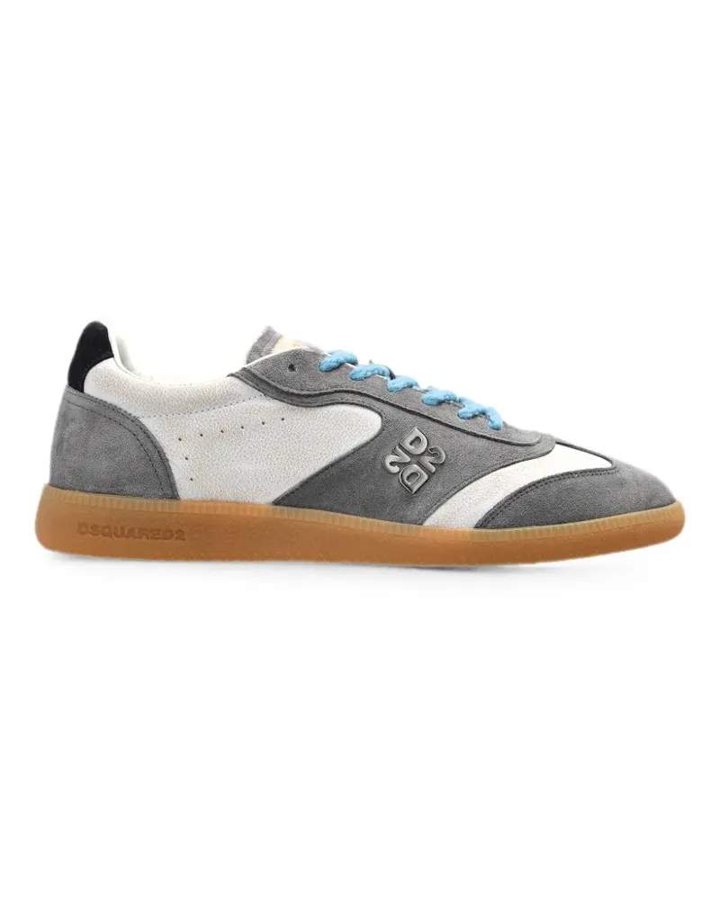 Dsquared2 logo-plaque panelled sneakers - Grau Grau