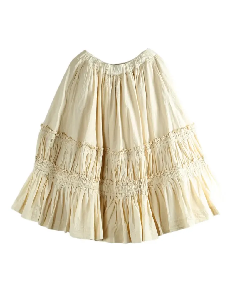 Casey Casey Gato ruffled skirt - Nude Nude