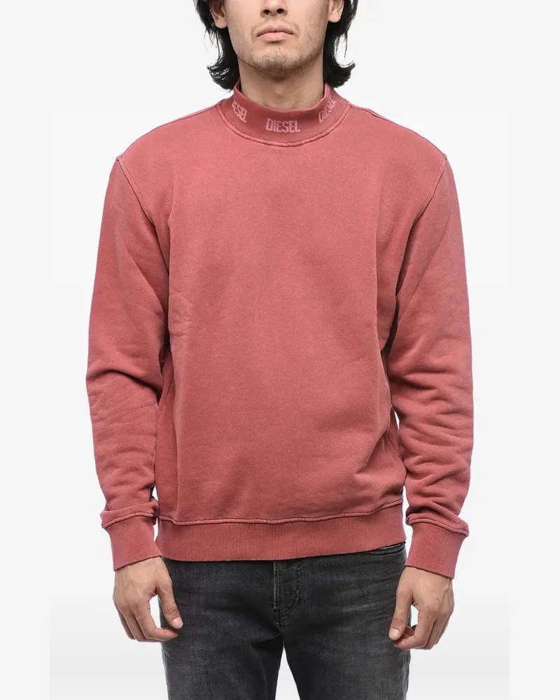 Diesel mock-neck sweatshirt - Rot Rot