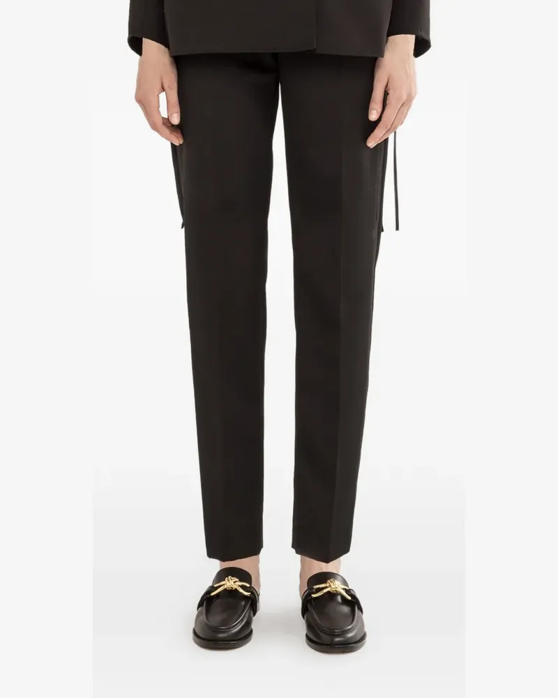 NISSA Schmale Hose - Schwarz Schwarz