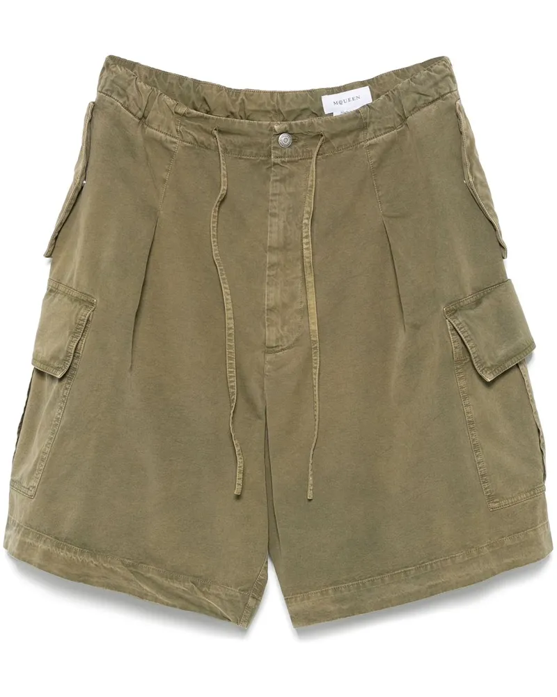 Alexander McQueen Klassische Cargo-Shorts - Grün Grün