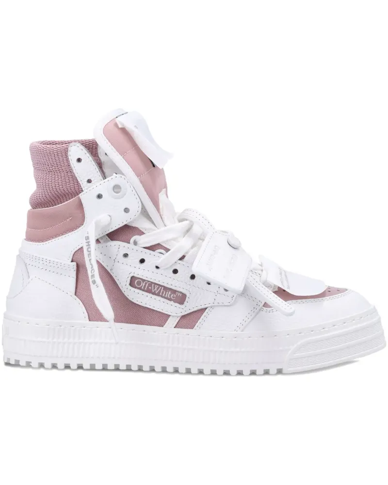 OFF-WHITE Court 3.0 high-top leather sneakers - Rosa Rosa