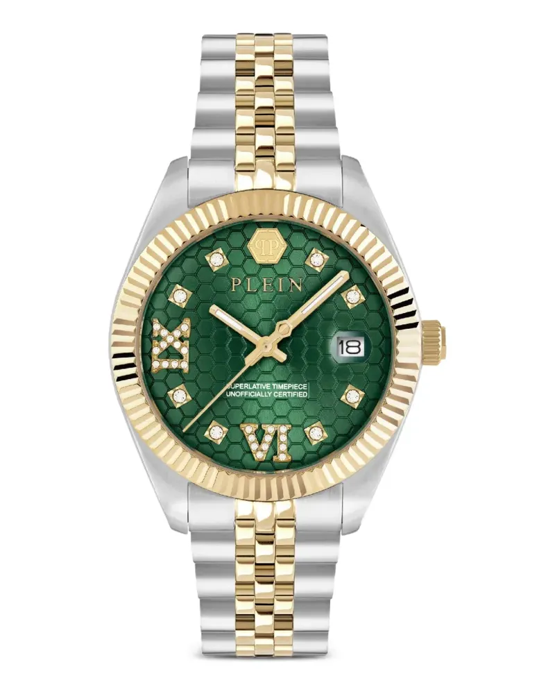 Philipp Plein Date Superlative Armbanduhr 34mm - Grün Grün