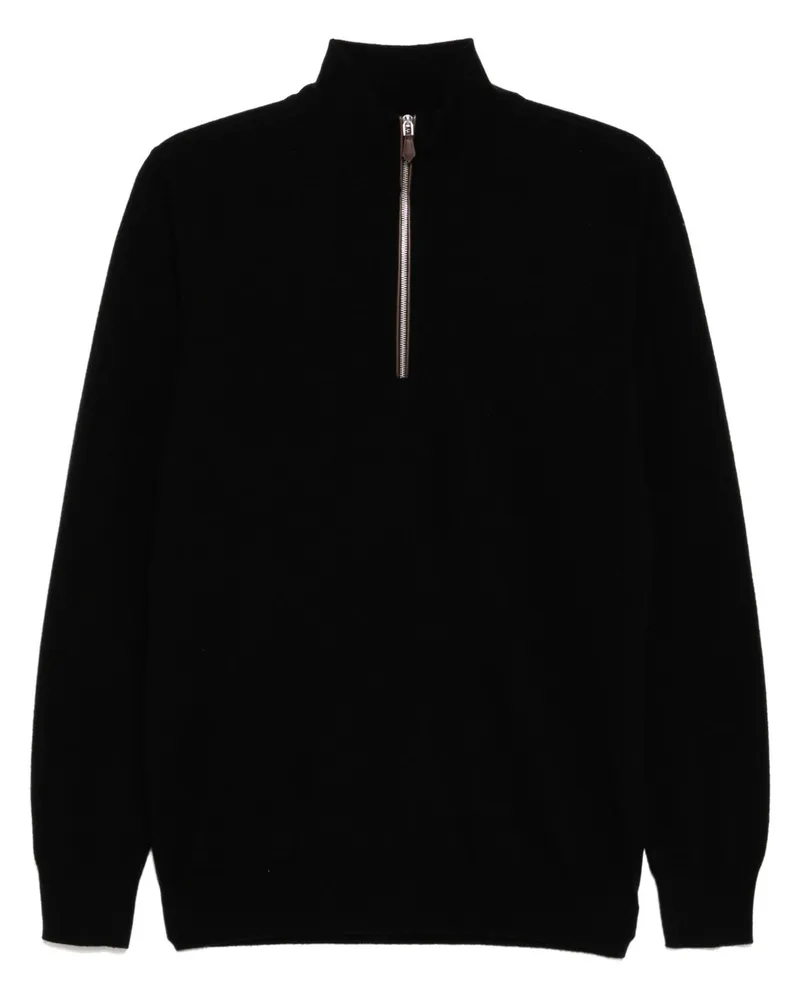 N.Peal Carnaby Pullover - Schwarz Schwarz