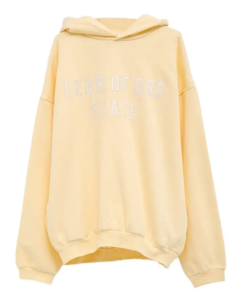 Fear of God Hoodie mit Logo-Stickerei - Gelb Gelb