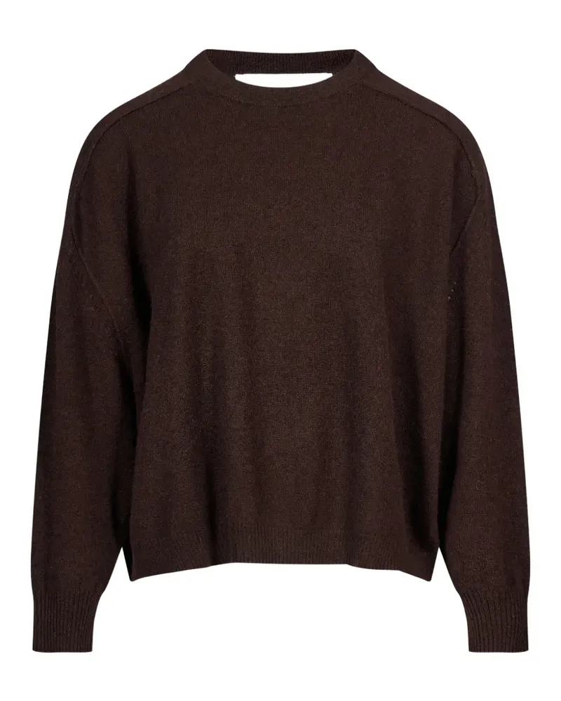 Gotha crew-neck drop-shoulder sweater - Braun Braun