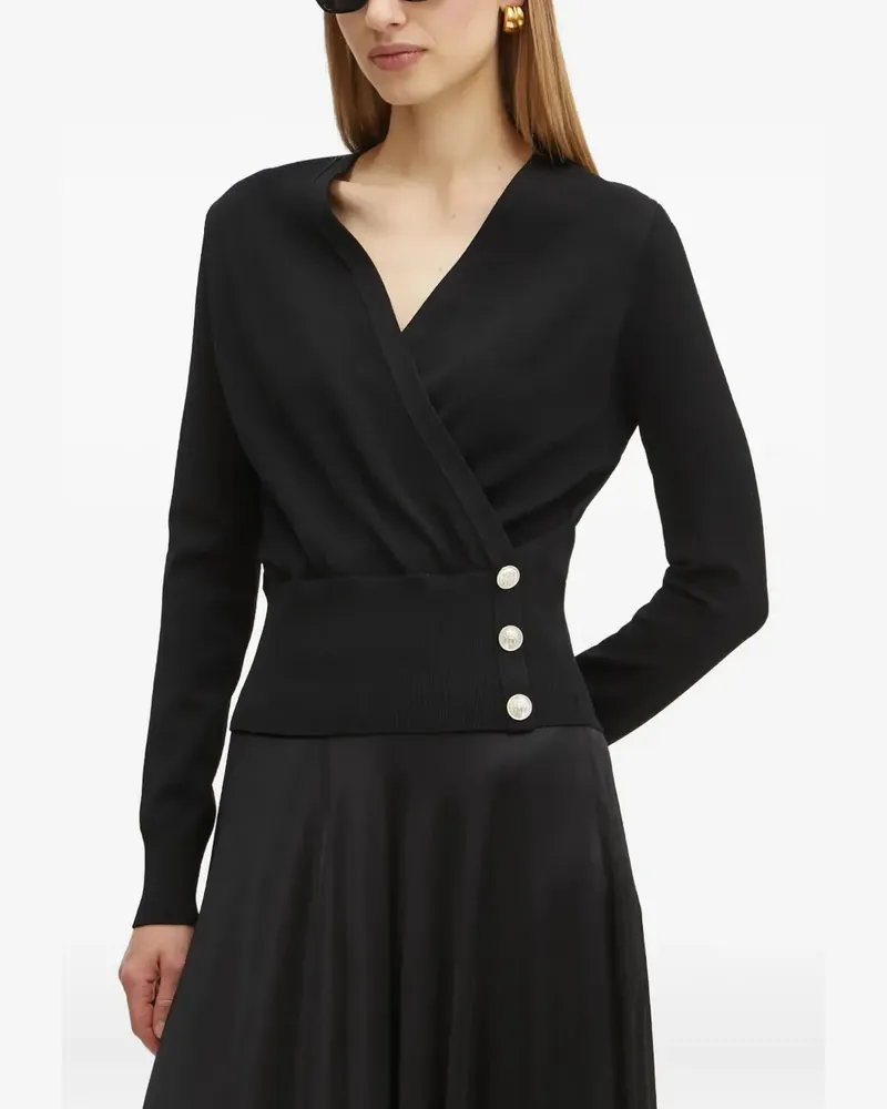 MARCIANO Los Angeles V-neck top - Schwarz Schwarz