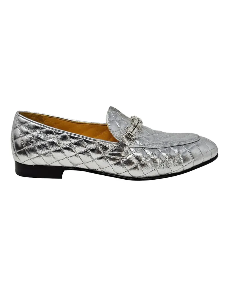MADISON.MAISON quilted loafers - Silber Silber