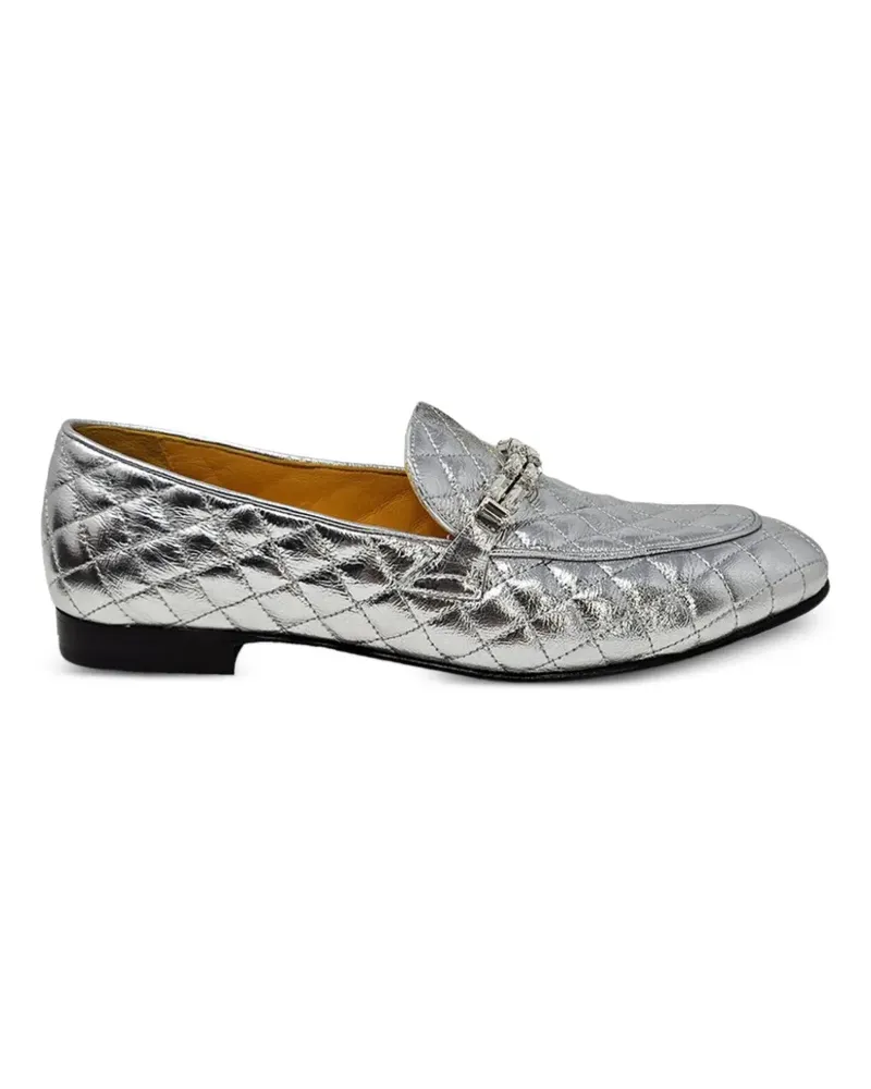 MADISON.MAISON Gesteppte Loafer - Silber Silber