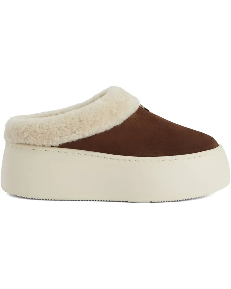 Giuseppe Zanotti Gz League Slipper mit Plateau - Braun Braun