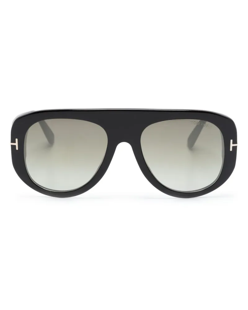 Tom Ford Cecil Sonnenbrille mit D-Gestell - Schwarz Schwarz