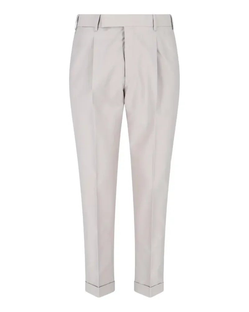 PT TORINO pleated tailored trousers - Grau Grau