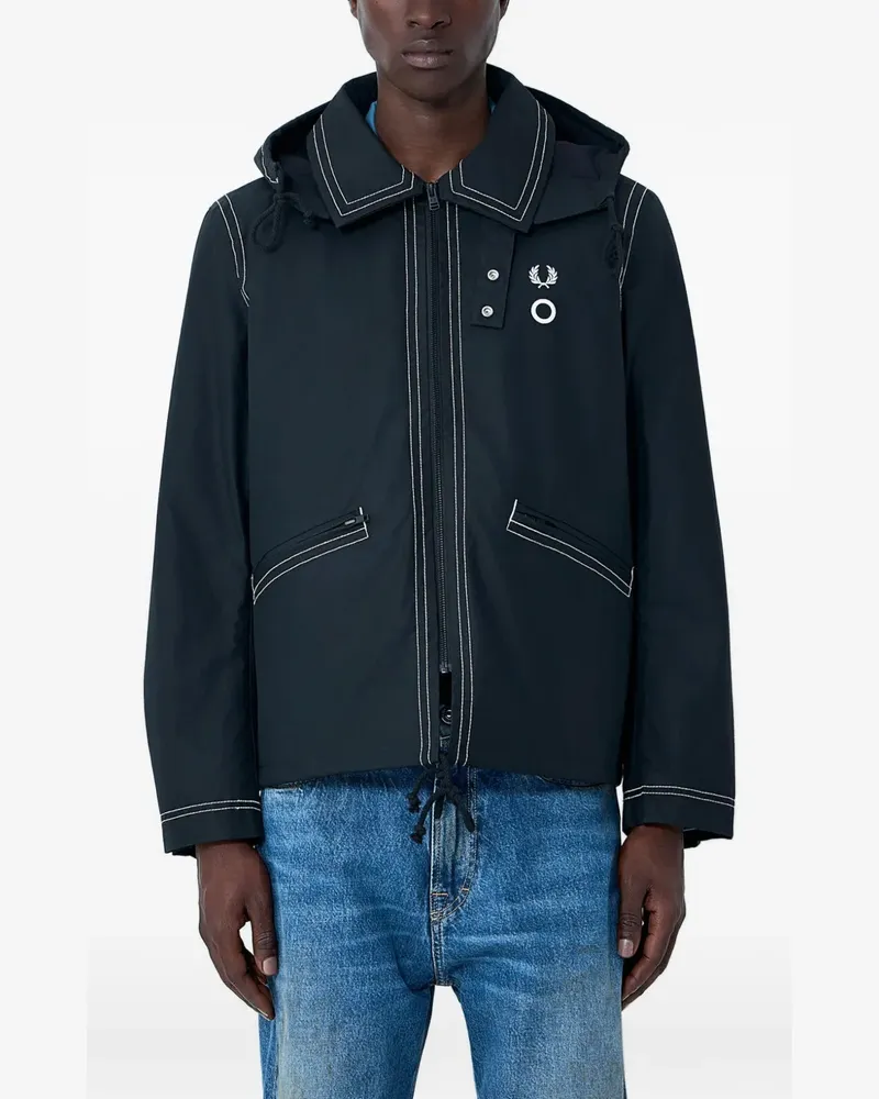 Fred Perry x Craig Green zip-fastening hoodie - Schwarz Schwarz