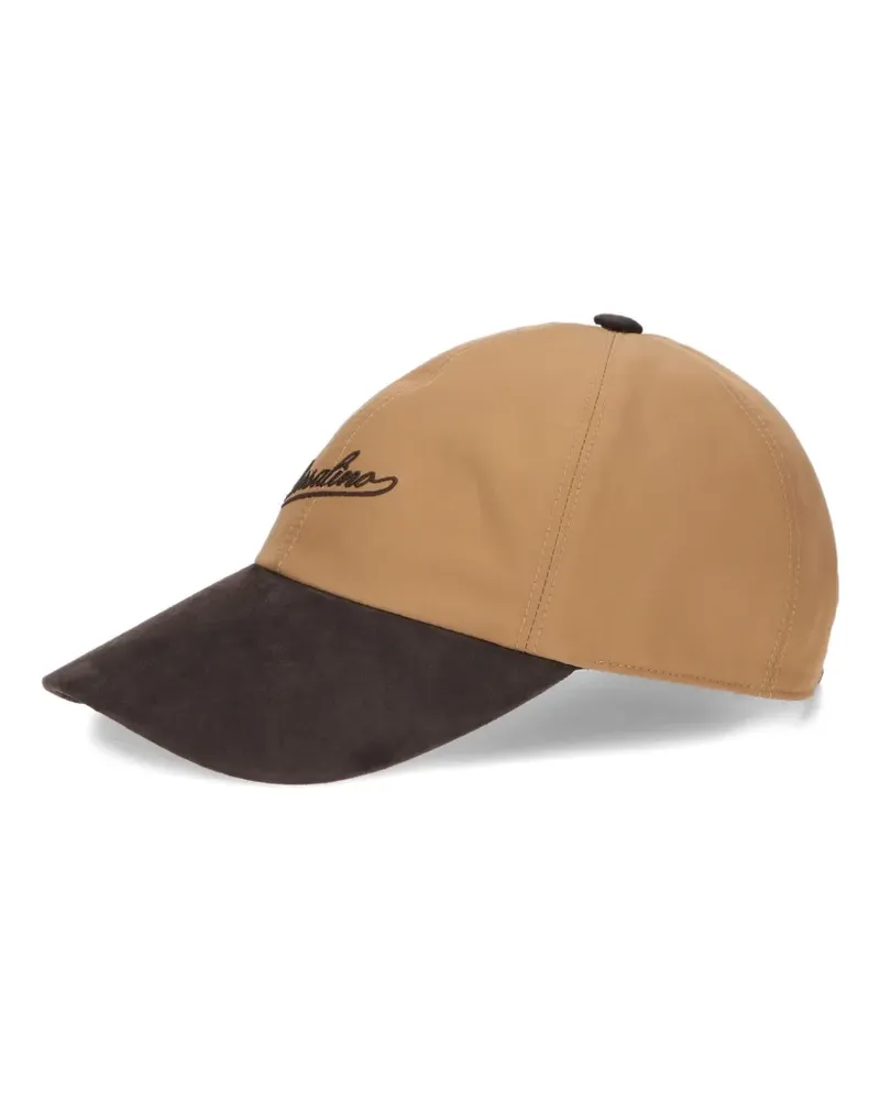 Borsalino Baseballkappe mit Logo-Stickerei - Braun Braun