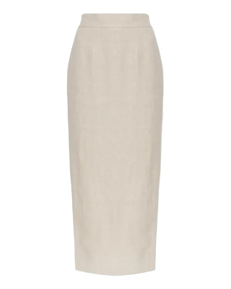 Posse Emma elasticated long skirt - Nude Nude