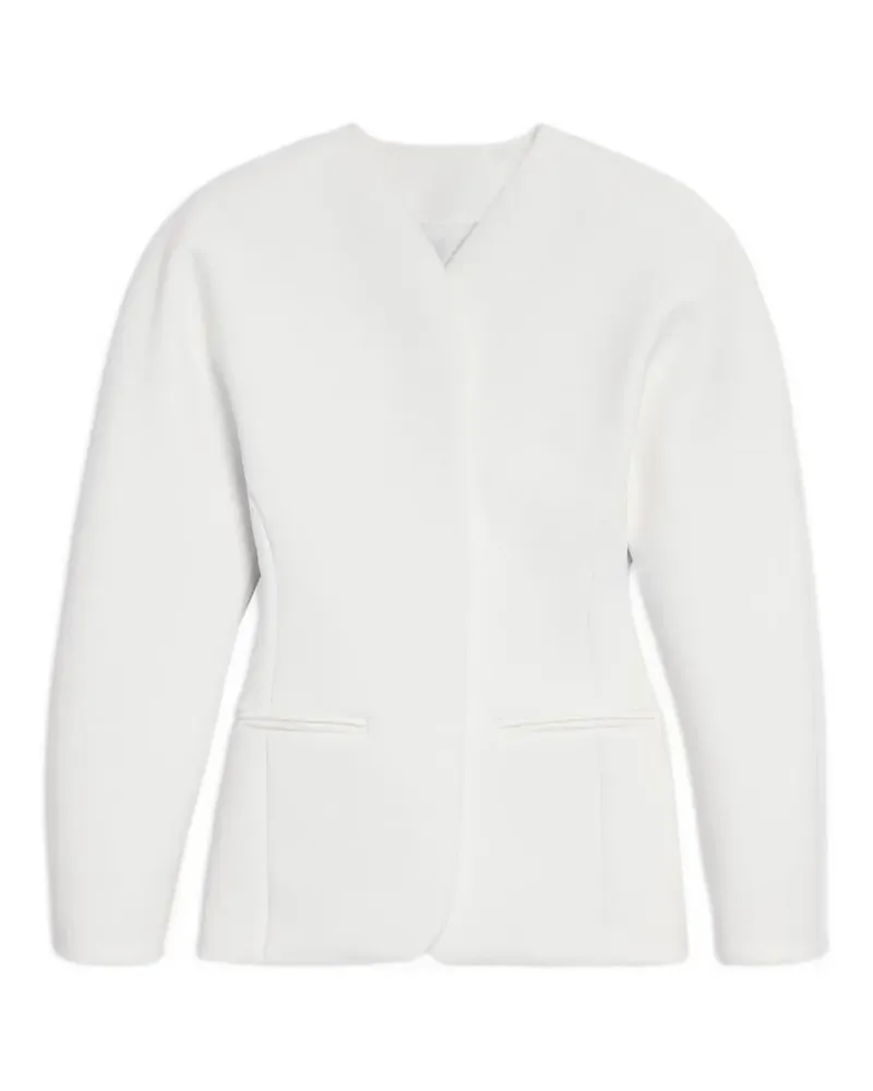 Jacquemus The Oval fitted jacket - Weiß Weiß